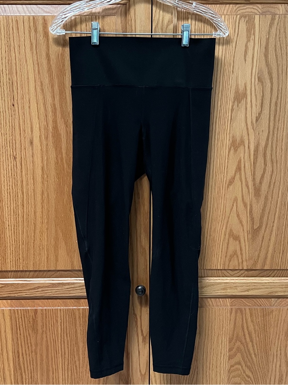 Women’s Black High-Waist Active Leggings, GUC